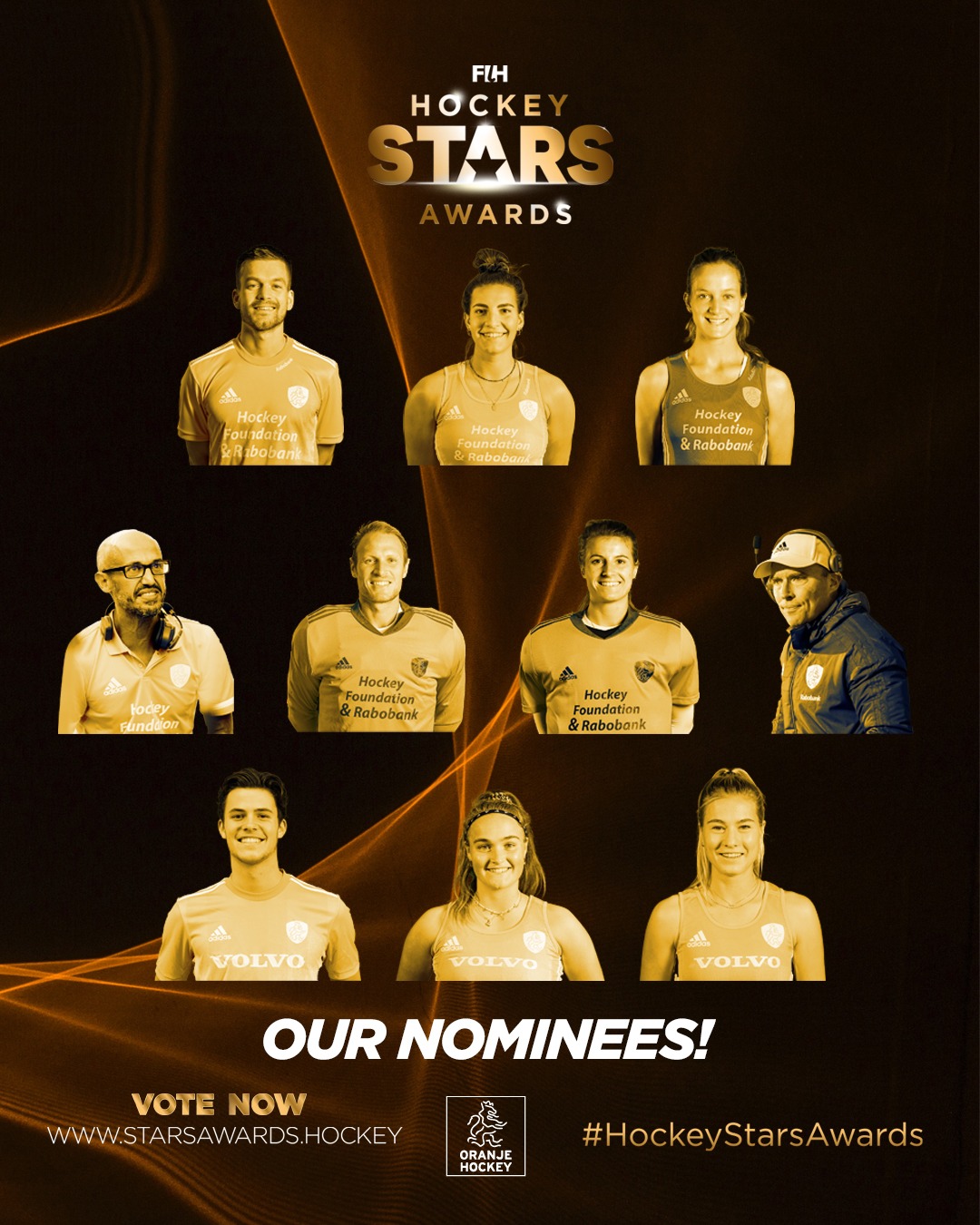 Oranje internationals genomineerd voor FIH Hockey Star Awards 2022